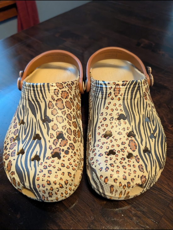 CROCS Shoes - CROCS Disney Parks Animal Kingdom Mickey Animal Print, W9/M7